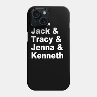 30 Rock Character Names Phone Case