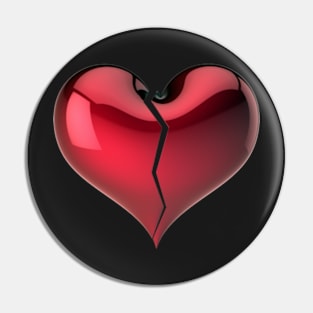 HEARTBREAKER BROKEN HEART LOVE HURTS Pin