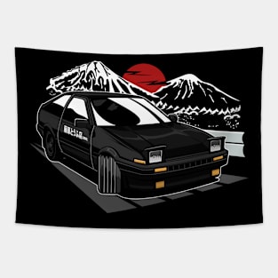 black  ae86 hachiroku Tapestry