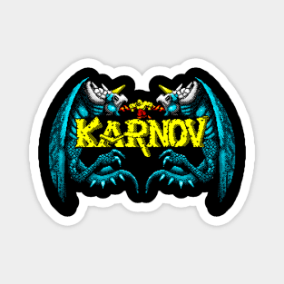 Karnov 8 Bit Pixel Art Magnet