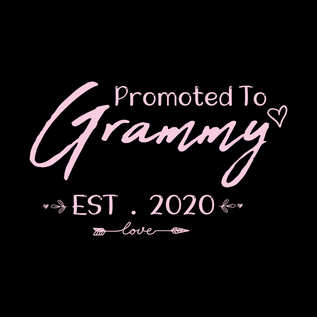 Promoted to Grammy Est. 2020 Funny gift for Grammy, Grammy Gift, Grammy Established Shirt, Grandma Shirt, Christmas Gift , Pregnancy Announcement Grandparents by ARBEEN Art