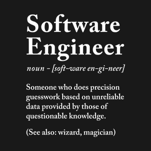 Software engineer Definition T-Shirt