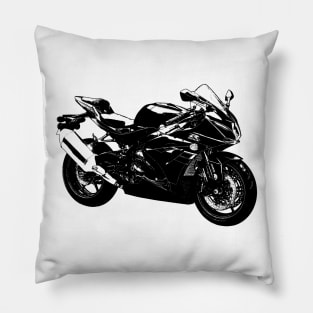 GSX R1000 Bike Sketch Art Pillow