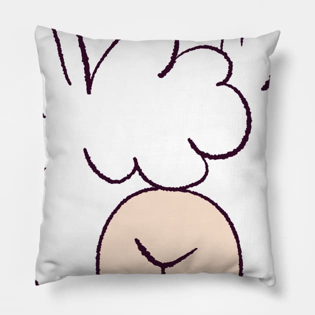 Lamahead Lamakopf T-Shirt Pillow by A&P