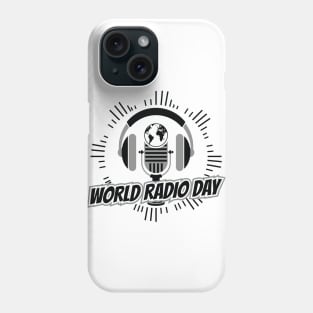 world radio day Phone Case