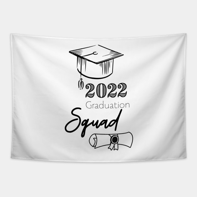 2022 Graduation Squad Tapestry by Totalove