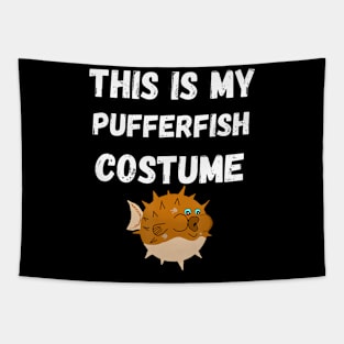 This Is My Pufferfish Costume Blowfish Balloonfish Tapestry