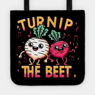 Turnip the Beet Funny Cartoon Vegetable Pun Lover Tote