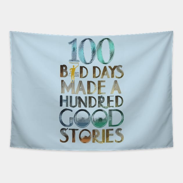 Multi line design 100 bad days Ajr Tapestry by thestaroflove