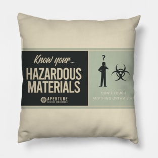 Know Your Hazards Pillow