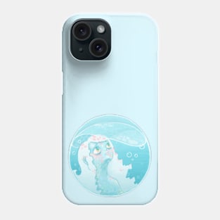 Kawaii sad girl under the sea - Cute girls Phone Case