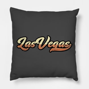 Las Vegas Retro Pillow