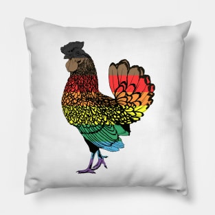 Chicken 3: Queer Person of Color Pride (2022) Pillow