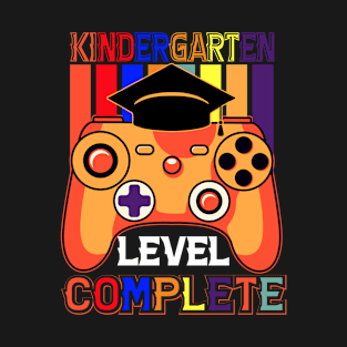 Kindergarten Level Complete Graduation video Gamer T-Shirt