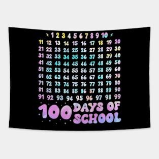 100Th Day Of School Teacher Kids 100 Days Math Numbers Tapestry