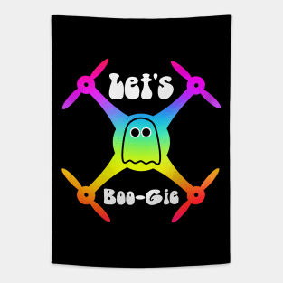 Drone Pilot Halloween Costume Party Retro Vintage Lets Boogie Tapestry