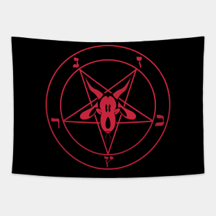 Cute Satanic Pentagram Tapestry