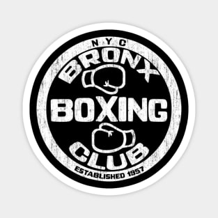 Bronx Boxing Club Squared Circle Distressed Magnet