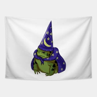 Frog Wizard Tapestry