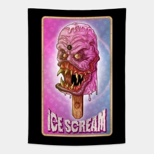 Ice Scream, Ice Cream Monster Tapestry