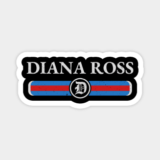 Graphic Diana Name Vintage Birthday Retro Gift Magnet