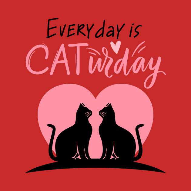 Every day is cat urday by Anya Rozane