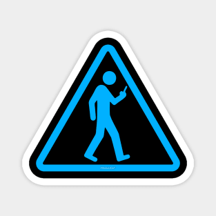 Green Mile Cell Phone Crossing Sign Magnet