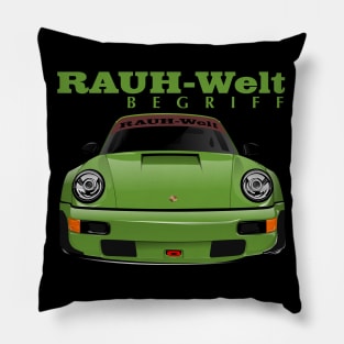 Rauh Welt Begriff Green Pillow