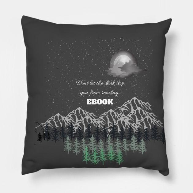 Calming Ebook Reader Pillow by Kidrock96