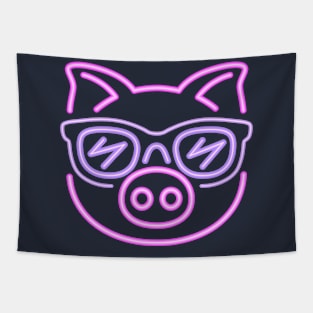 Cute Cartoon Pink Pig Chinese Horoscope Sign 2019 Tapestry