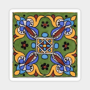 Verde Talavera Magnet