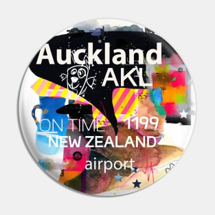 Auckland AKL Pin