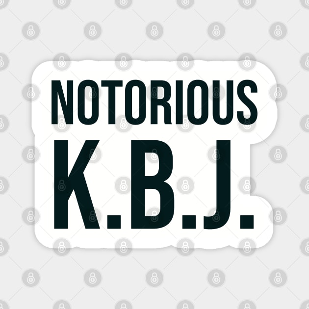 Ketanji Brown Jackson - Notorious KBJ Magnet by UrbanLifeApparel