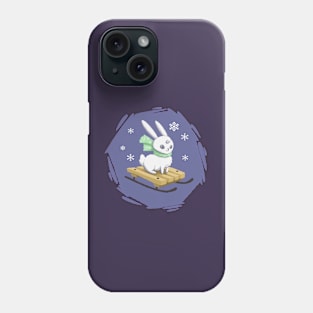 cute winter rabbit Phone Case