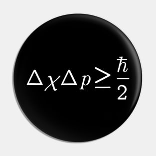 Quantum Mechanics Uncertainty Principle Physics Pin