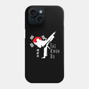 Tae Kwon Do Power Kick, Martial Arts Combat Sparring Design Phone Case