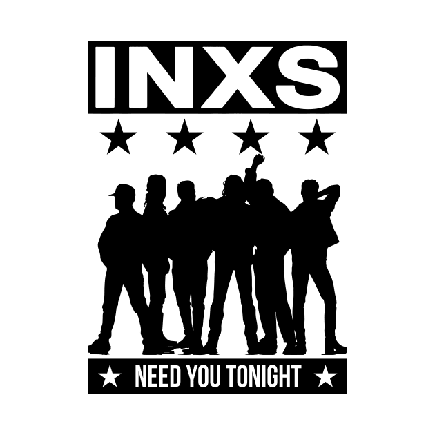 Need You Tonight // INXS // Retro Fanart Style by venusblack