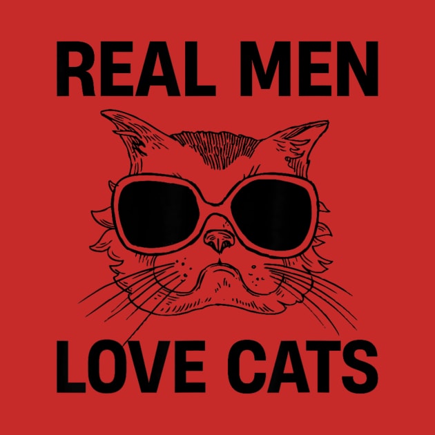 Chemise Real Men Love Cats Chemise Cat Dad by arlene