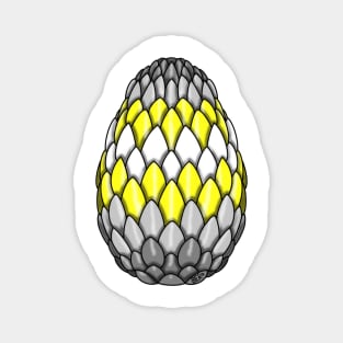 Demigender Pride Dragon Egg Magnet