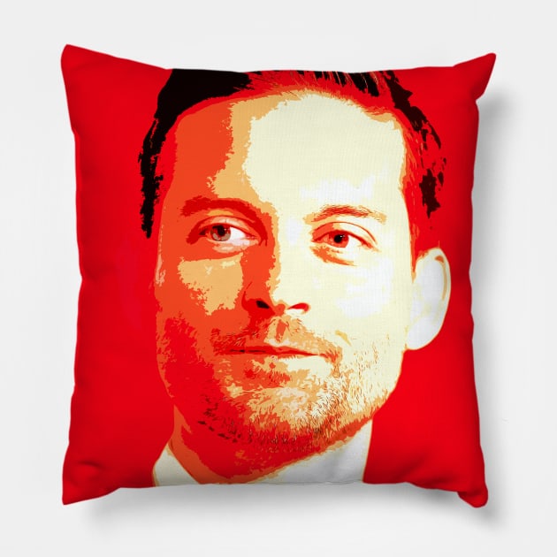 tobey maguire Pillow by oryan80