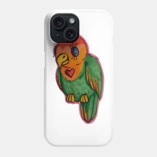 Lovebird Doodle Phone Case
