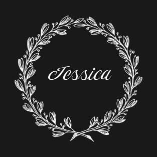 Jessica Floral Wreath T-Shirt