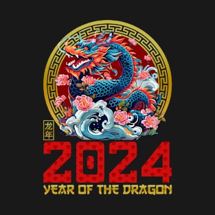 Happy Chinese New Year 2024 Year Of The Dragon Horoscopes T-Shirt