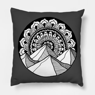 Mountain Mandala Pillow