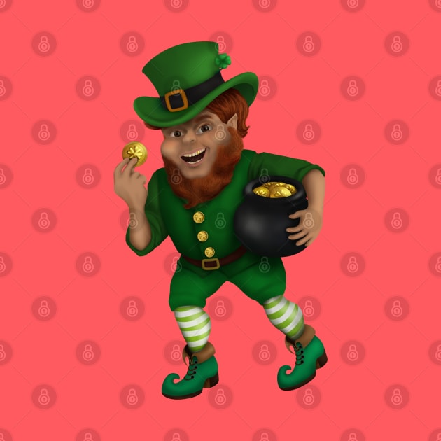 St. Patrick s Day Lucky Leprechaun by lidijaarts