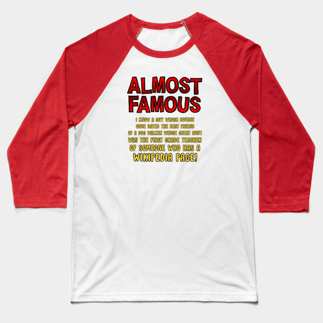 Almost Famous Size Chart