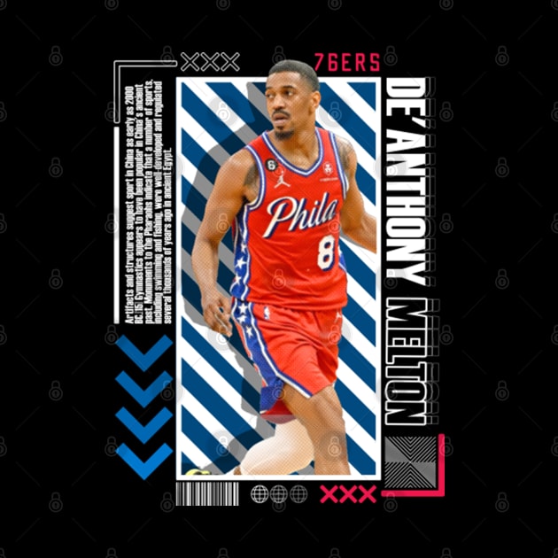 De'anthony Melton Paper Poster Version 10 by art.Hamdan