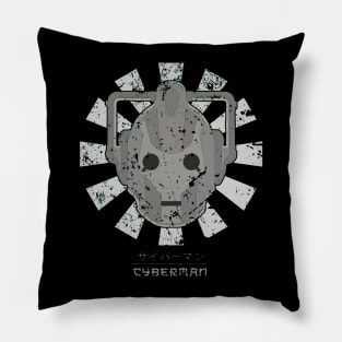 Cyberman Retro Japanese Dr Who Pillow