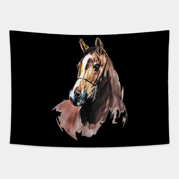 Arabian horse Tapestry by  bullfarm