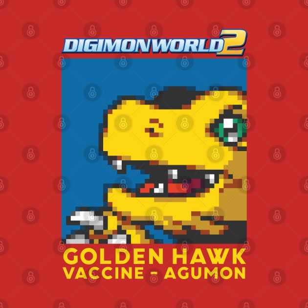 digimon world 2 golden hawk agumon by DeeMON